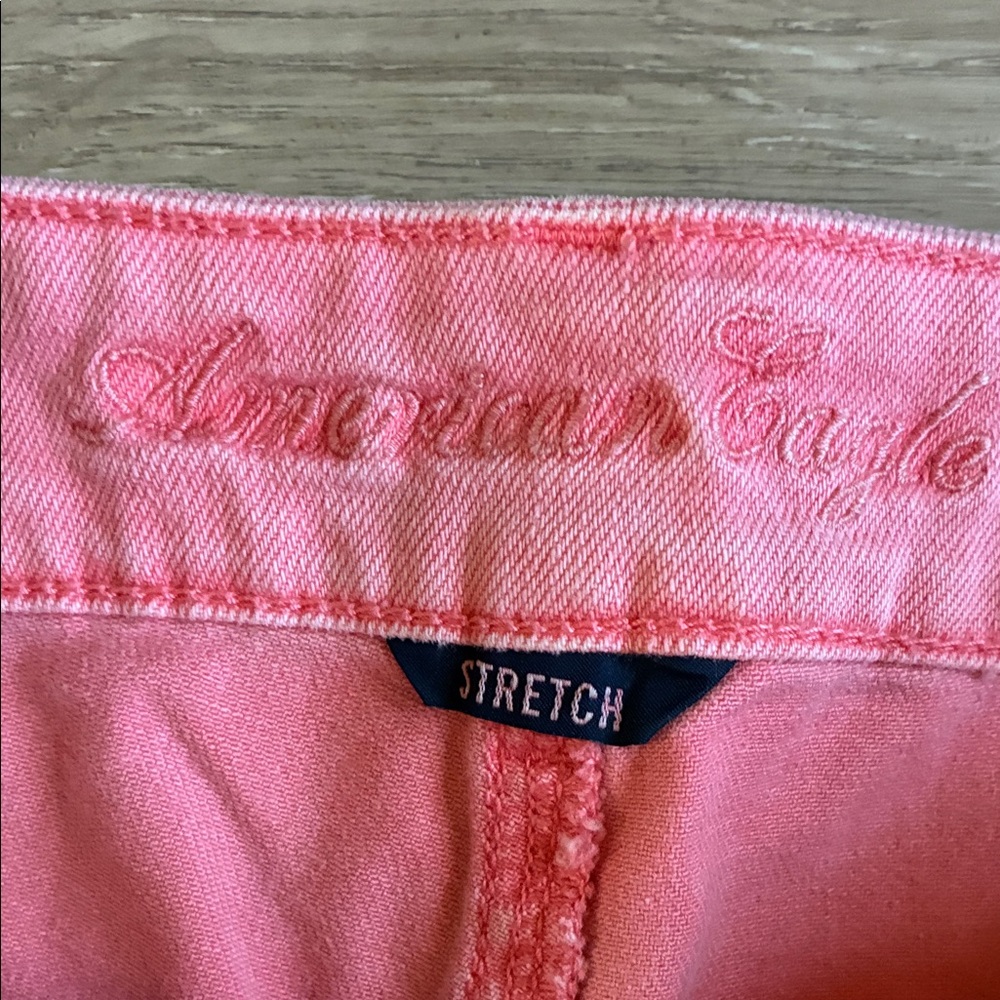 American Eagle Outfitters Pink Jean Shorts - Picture 4 of 6